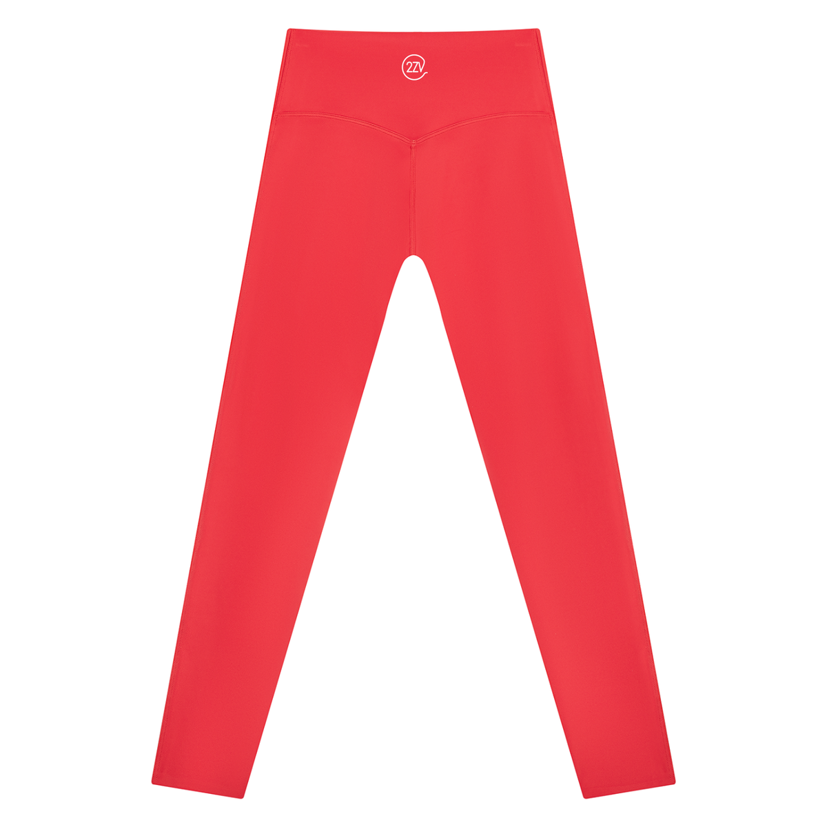 Stride Side-Stripe Leggings in Red with White, women's activewear