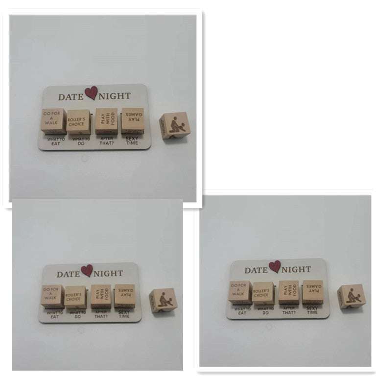 Date Night Games Wooden Dice