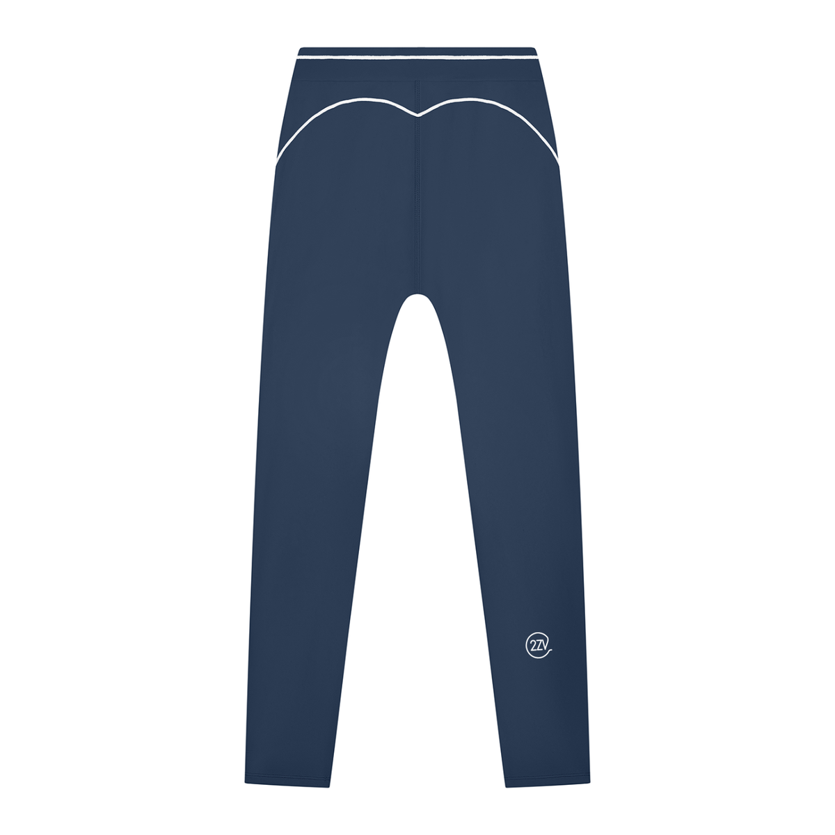 Stride Topstitch Leggings in Navy Blue, women's activewear