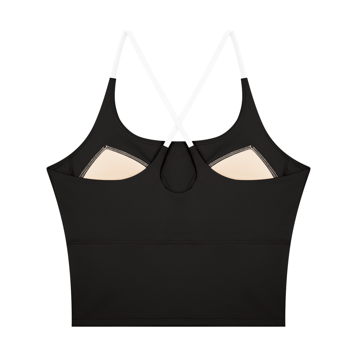 Block Lined Crop Tank, women's activewear, view 2