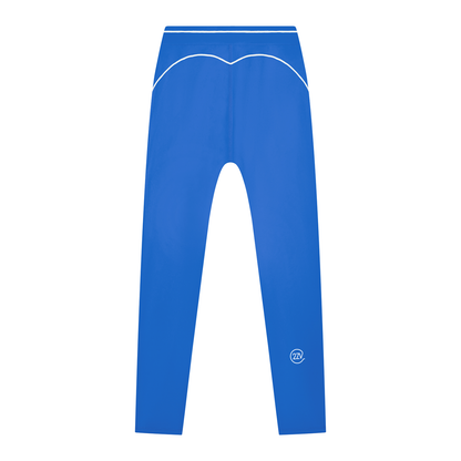 Stride Topstitch Leggings in Colorful Blue, women's activewear