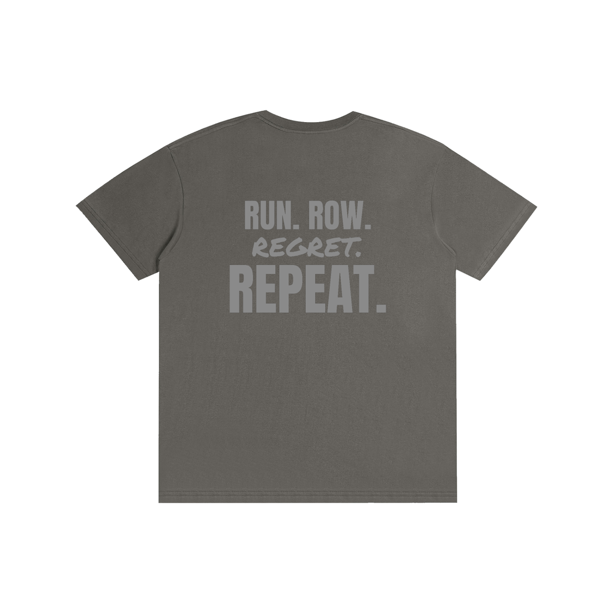 Run Row Regret Repeat funny gym t-shirt, unisex, view 10