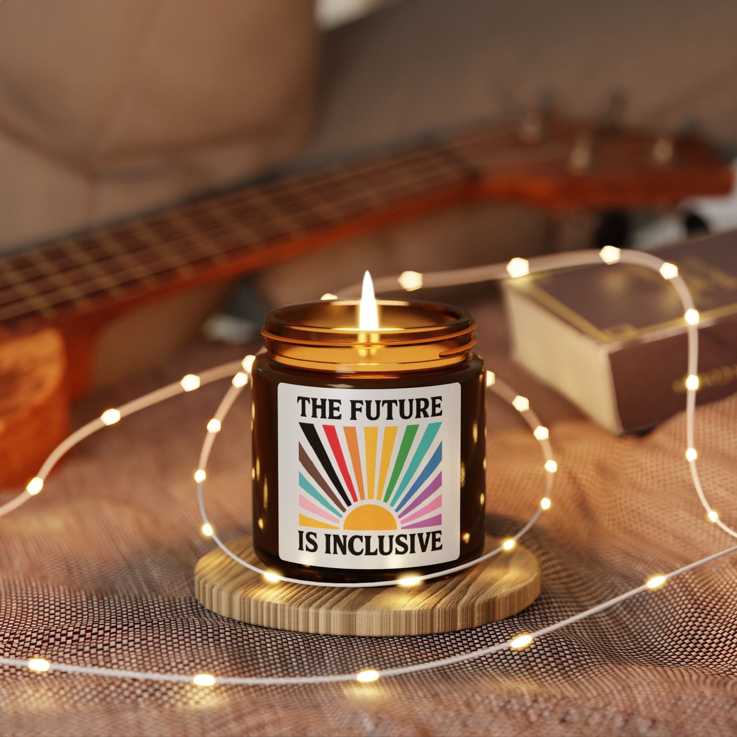 Inclusive Future Scented Soy Candle - Eco-Friendly, Aromatherapy, Gift for Her, Home Decor, Positive Vibe