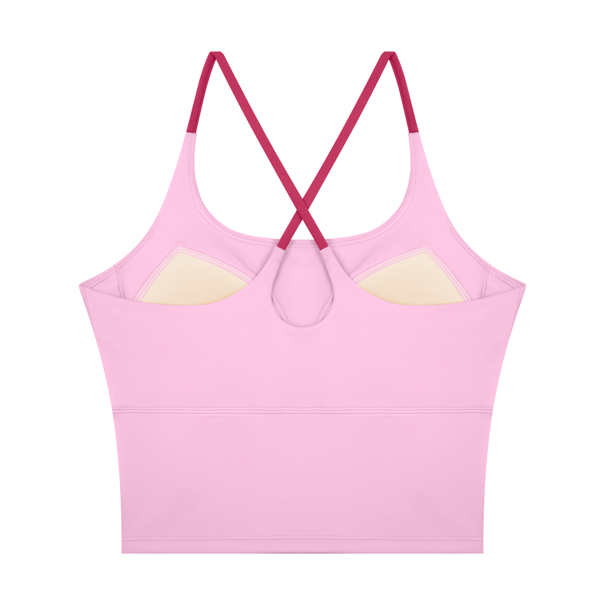 Block Lined Crop Tank, women's activewear, view 7