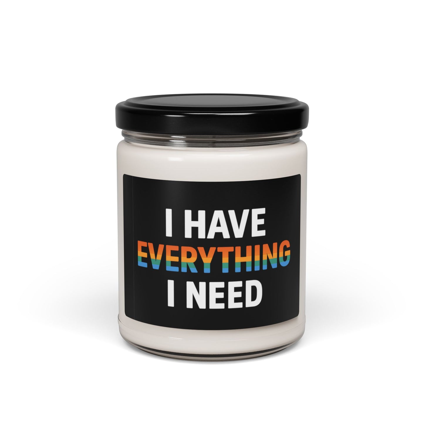 Scented Soy Candle, Inspirational Candle for Home Decor, Relaxation Gift, Self-Care Supplies, Mindfulness Candle, Aromatherapy