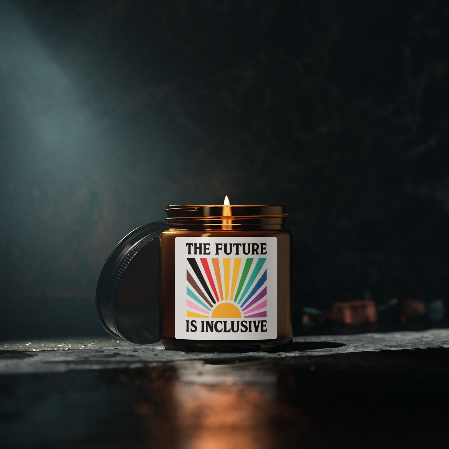 Inclusive Future Scented Soy Candle - Eco-Friendly, Aromatherapy, Gift for Her, Home Decor, Positive Vibe