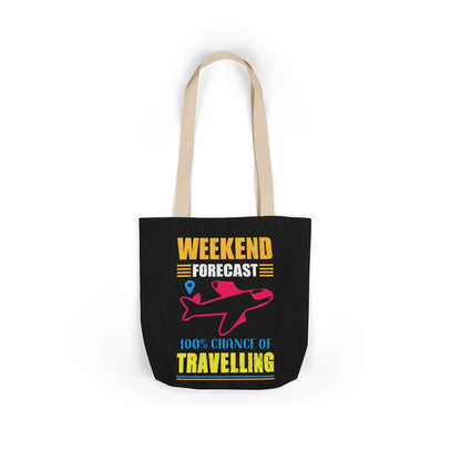 Weekend Travel Canvas Tote Bag, Stylish Travel Essential, Perfect for Adventurers, Gift for Travelers, Summer Vacation