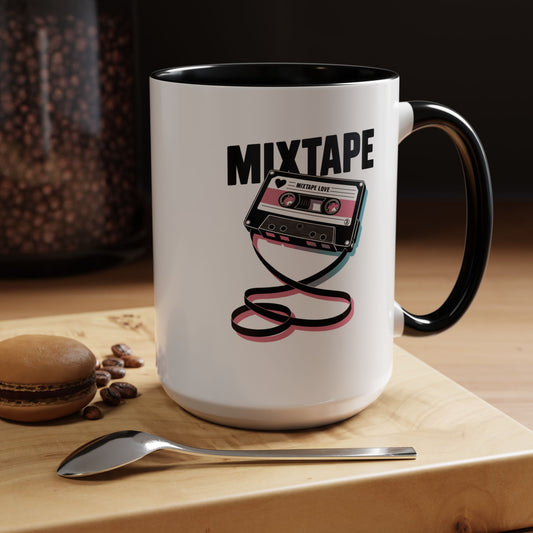Retro Mixtape Coffee Mug - Perfect Gift for Music Lovers, Fun Home Decor, Unique Coffee Cup, Vintage Style, Ideal for Birthdays, [...]