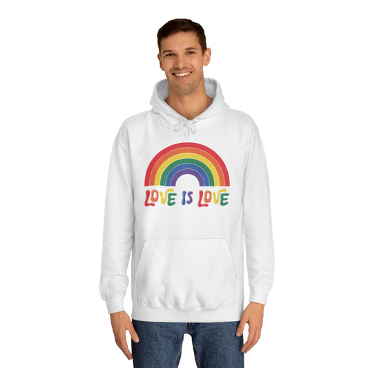 Rainbow Love Is Love Unisex Hoodie