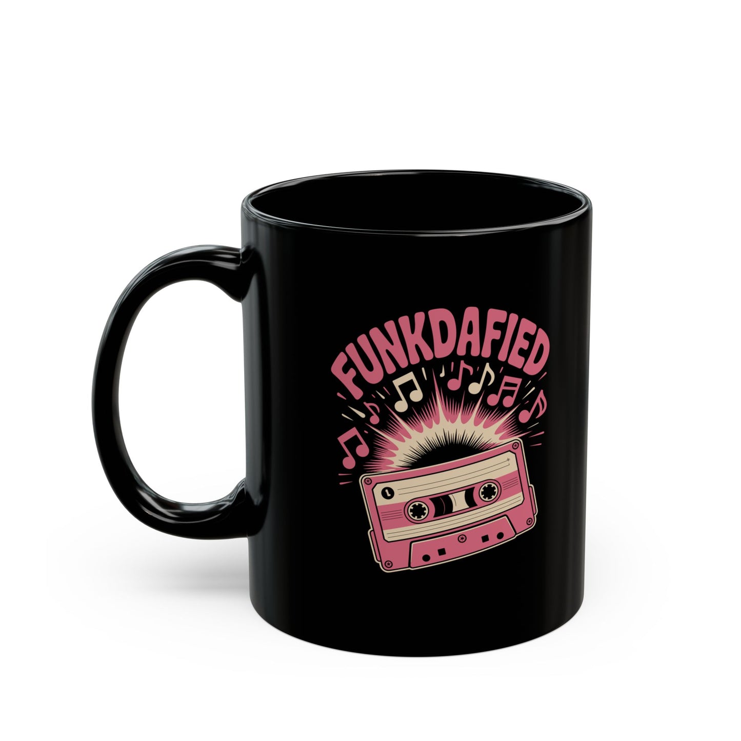 Funkdafied Cassette Mug | Retro Music Lover Gift | Personalized Coffee Cup | Fun Home Decor | Musician's Favorite