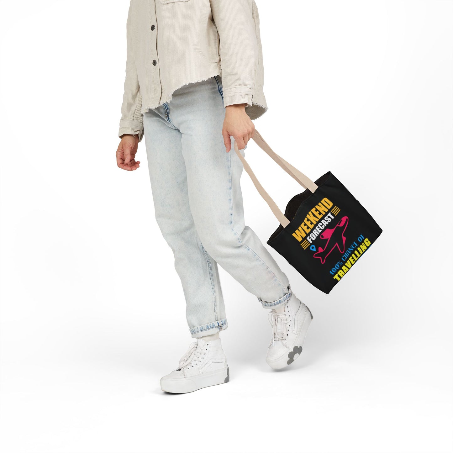 Weekend Travel Canvas Tote Bag, Stylish Travel Essential, Perfect for Adventurers, Gift for Travelers, Summer Vacation