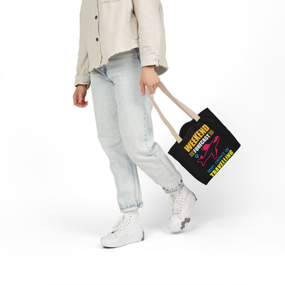 Weekend Travel Canvas Tote Bag, Stylish Travel Essential, Perfect for Adventurers, Gift for Travelers, Summer Vacation