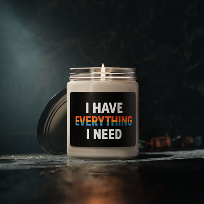 Scented Soy Candle, Inspirational Candle for Home Decor, Relaxation Gift, Self-Care Supplies, Mindfulness Candle, Aromatherapy