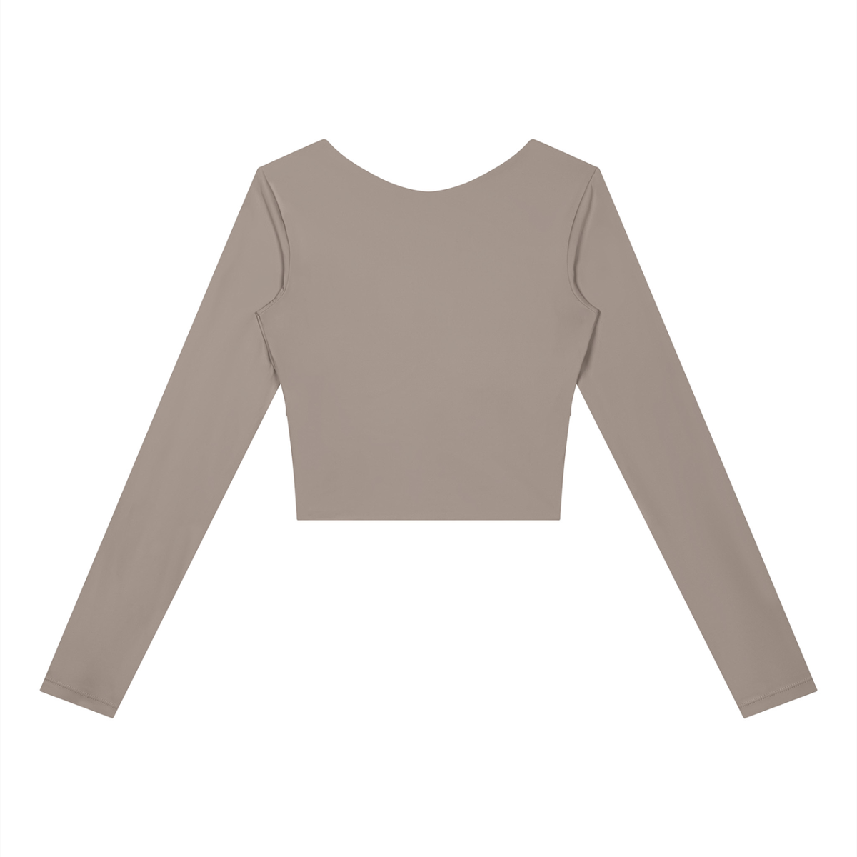 Block Long-Sleeve Crop Top, women's activewear, view 5