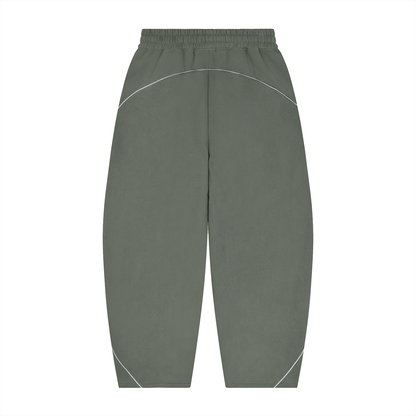 Essential Piping Barrel Leg Sweatpants, unisex streetwear, view 5