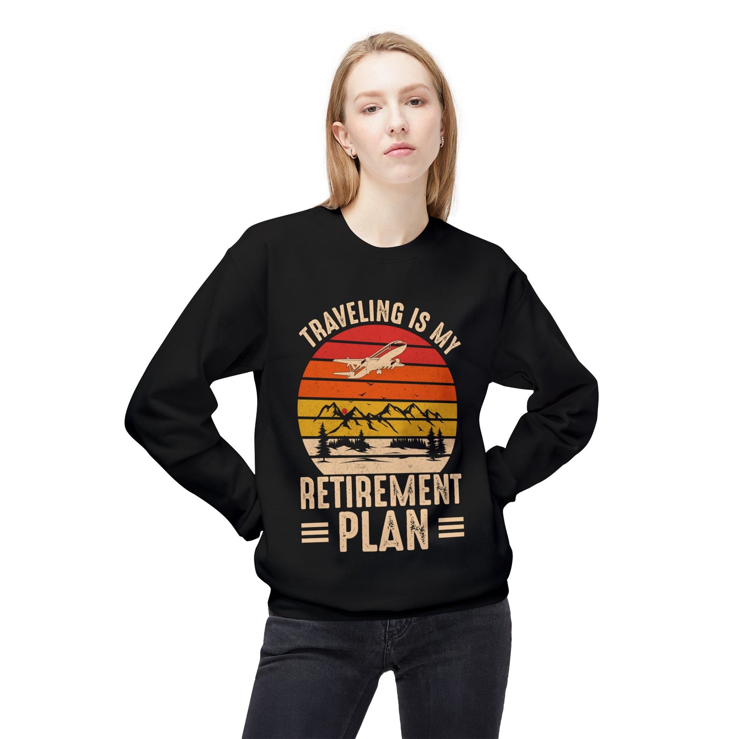 Travel-Inspired Retirement Crewneck Sweatshirt - Cozy Gift for Travelers, Adventure Enthusiasts, Retirement Celebration, Unisex [...]