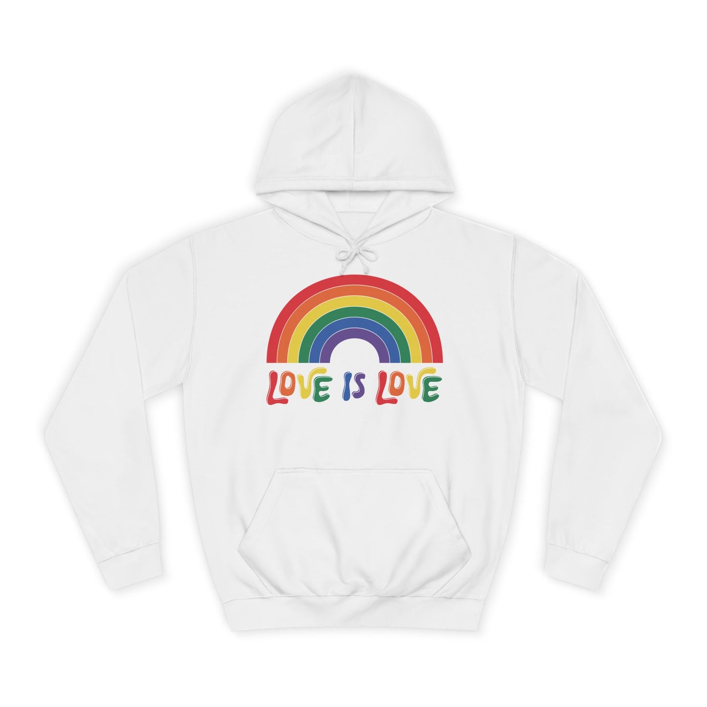 Rainbow Love Is Love Unisex Hoodie