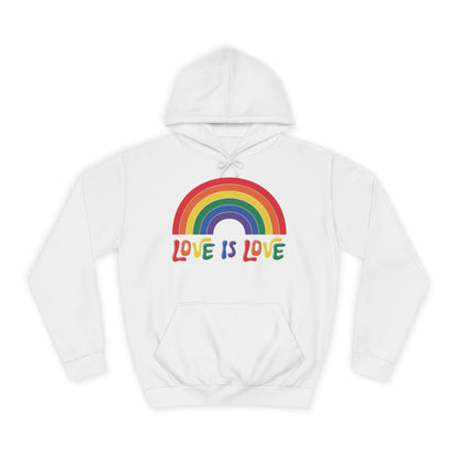 Rainbow Love Is Love Unisex Hoodie