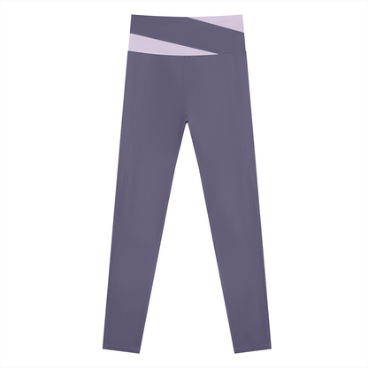 Block Two-Tone Leggings, women's activewear, view 6