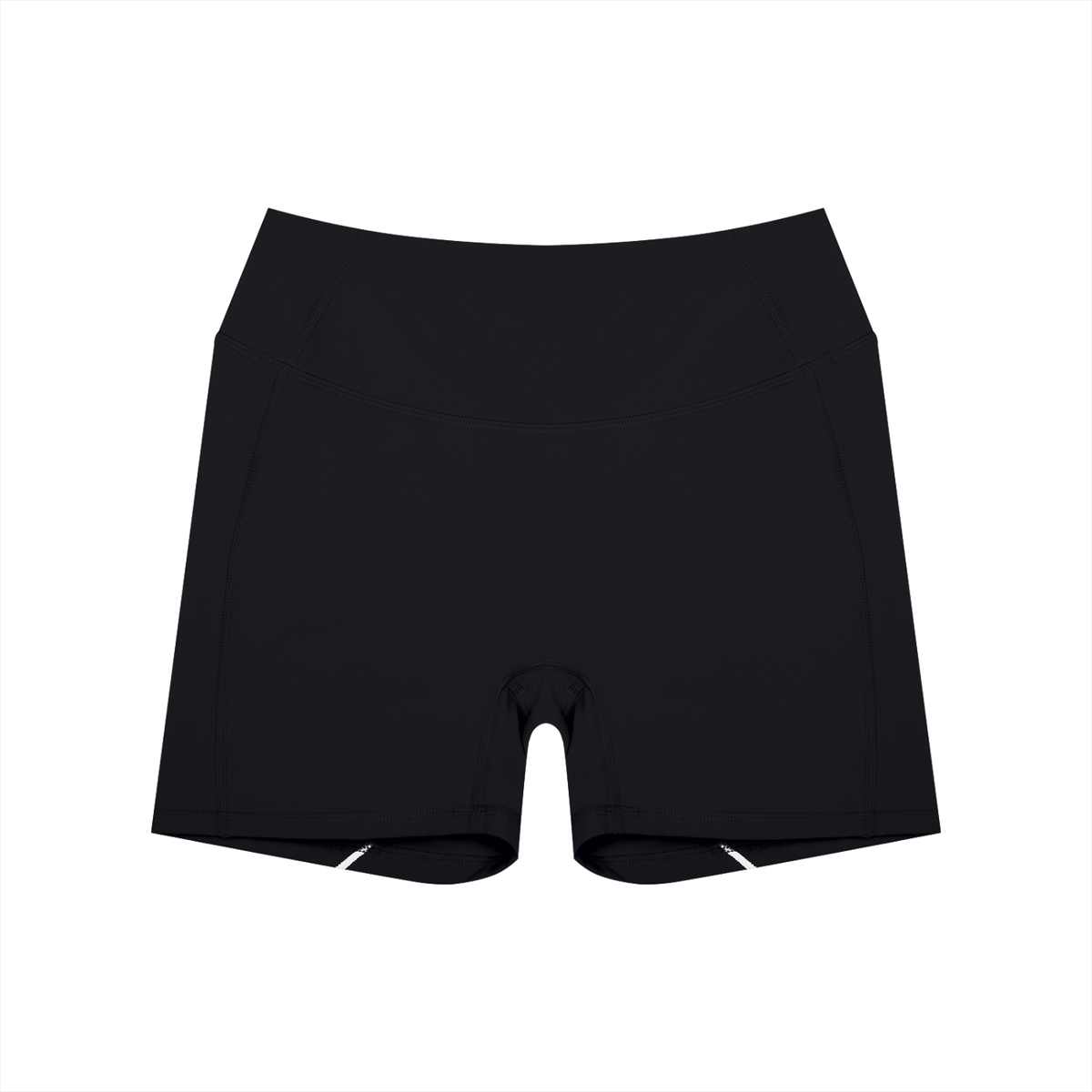 Stride High-Rise Biker Shorts in Black, women's activewear