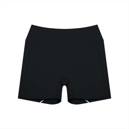 Stride High-Rise Biker Shorts in Black, women's activewear