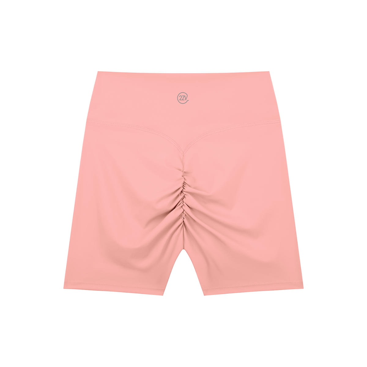 Tandem Strappy Biker Shorts in Pink, women's activewear