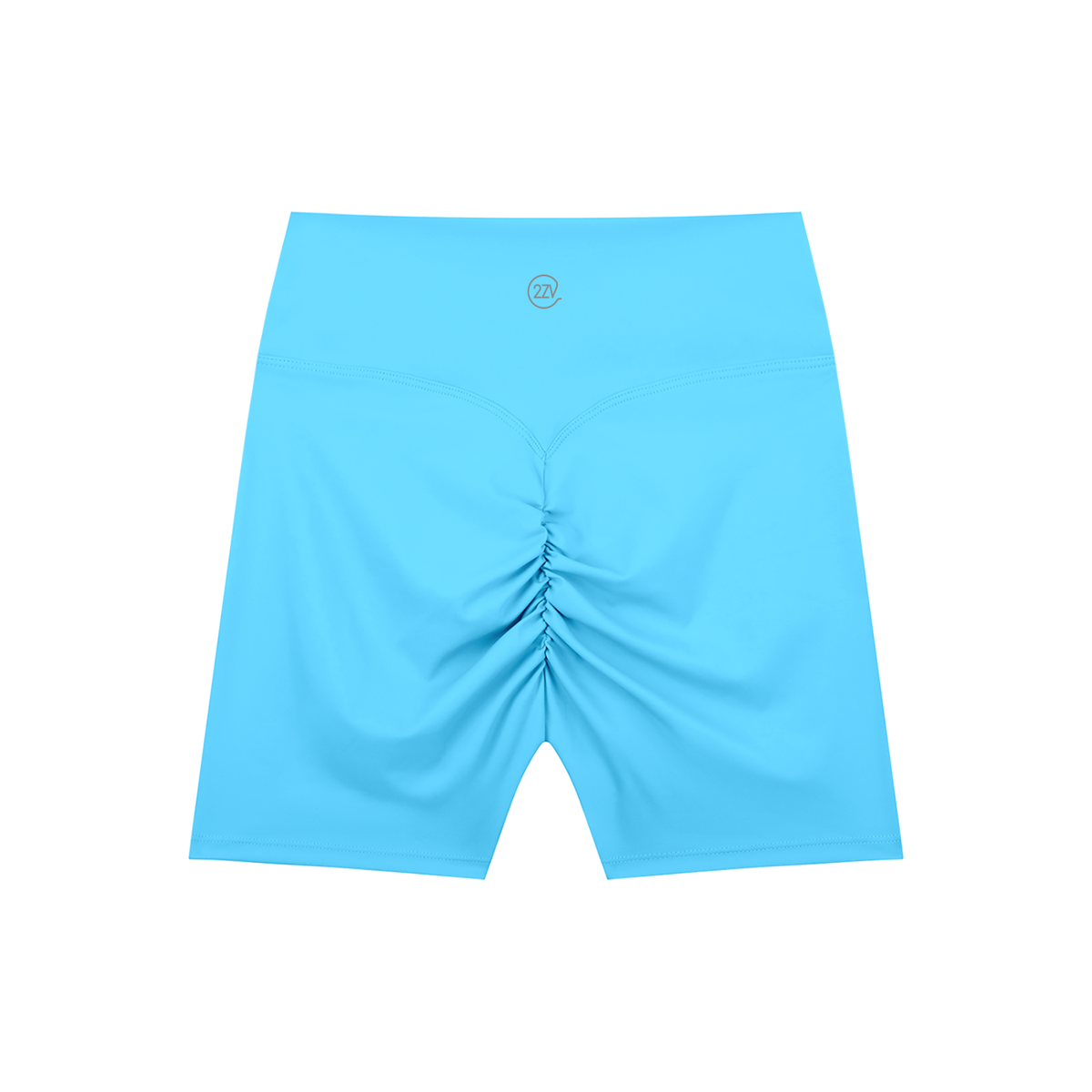 Tandem Strappy Biker Shorts in Blue, women's activewear