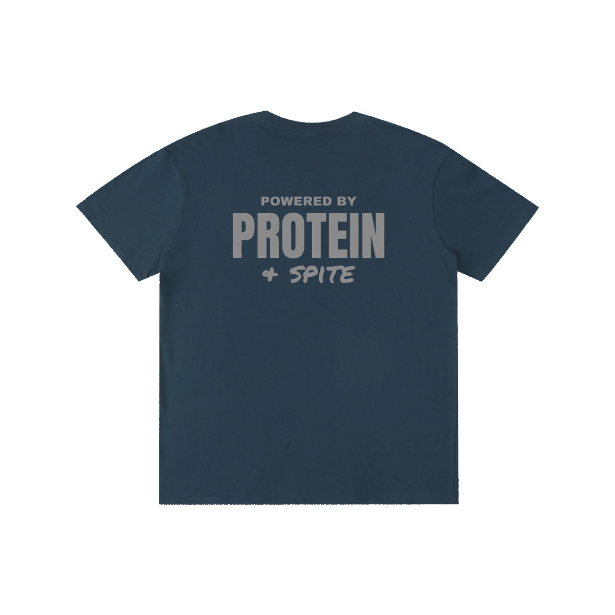 Powered by Protein & Spite funny gym t-shirt, unisex, view 13