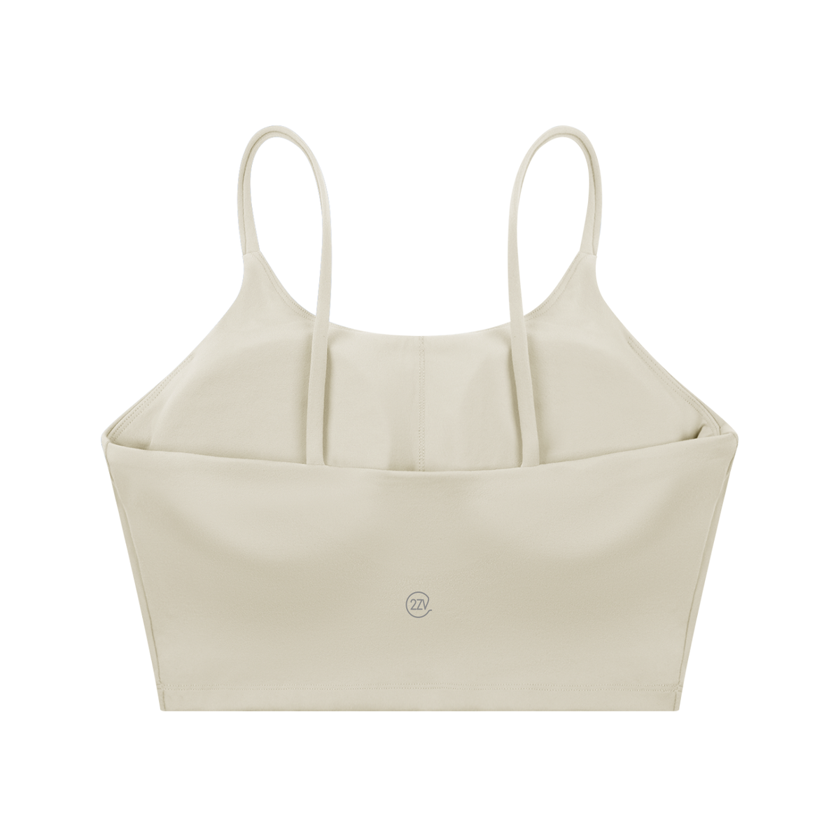 Tandem Spaghetti Strap Sports Bra in Light Gray, women's activewear