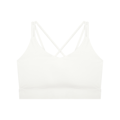 Tandem Cross-Over Sports Bra, women's activewear, view 3