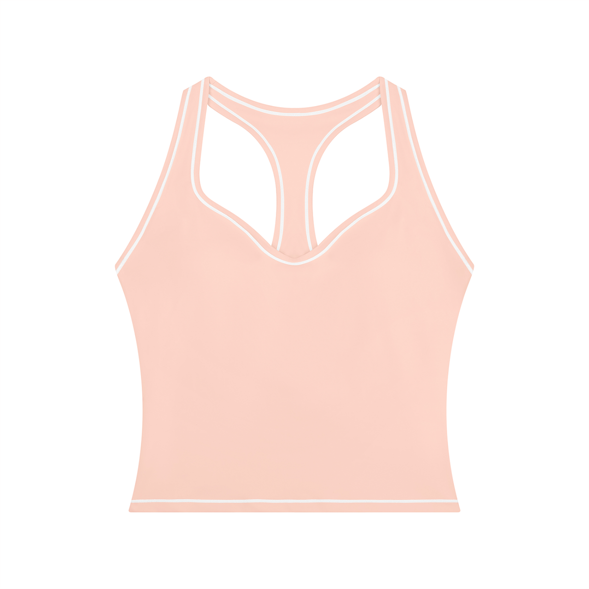 Stride Topstitch Crop Tank, women's activewear, view 2
