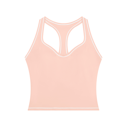 Stride Topstitch Crop Tank, women's activewear, view 2