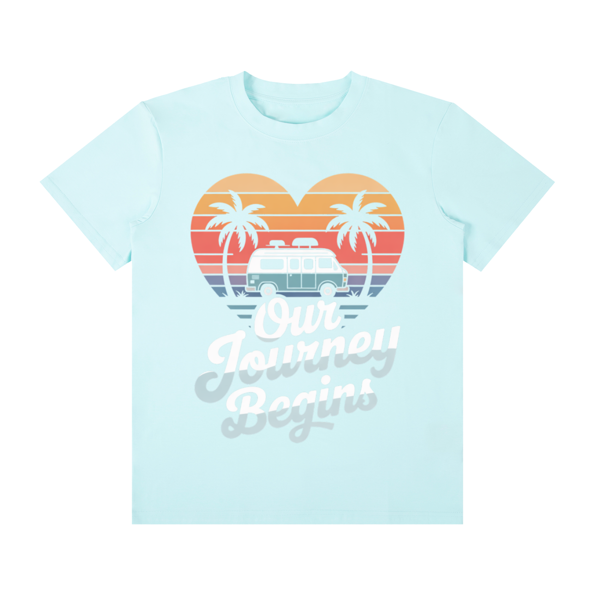 Our Journey Begins Classic Tee, unisex streetwear, view 5