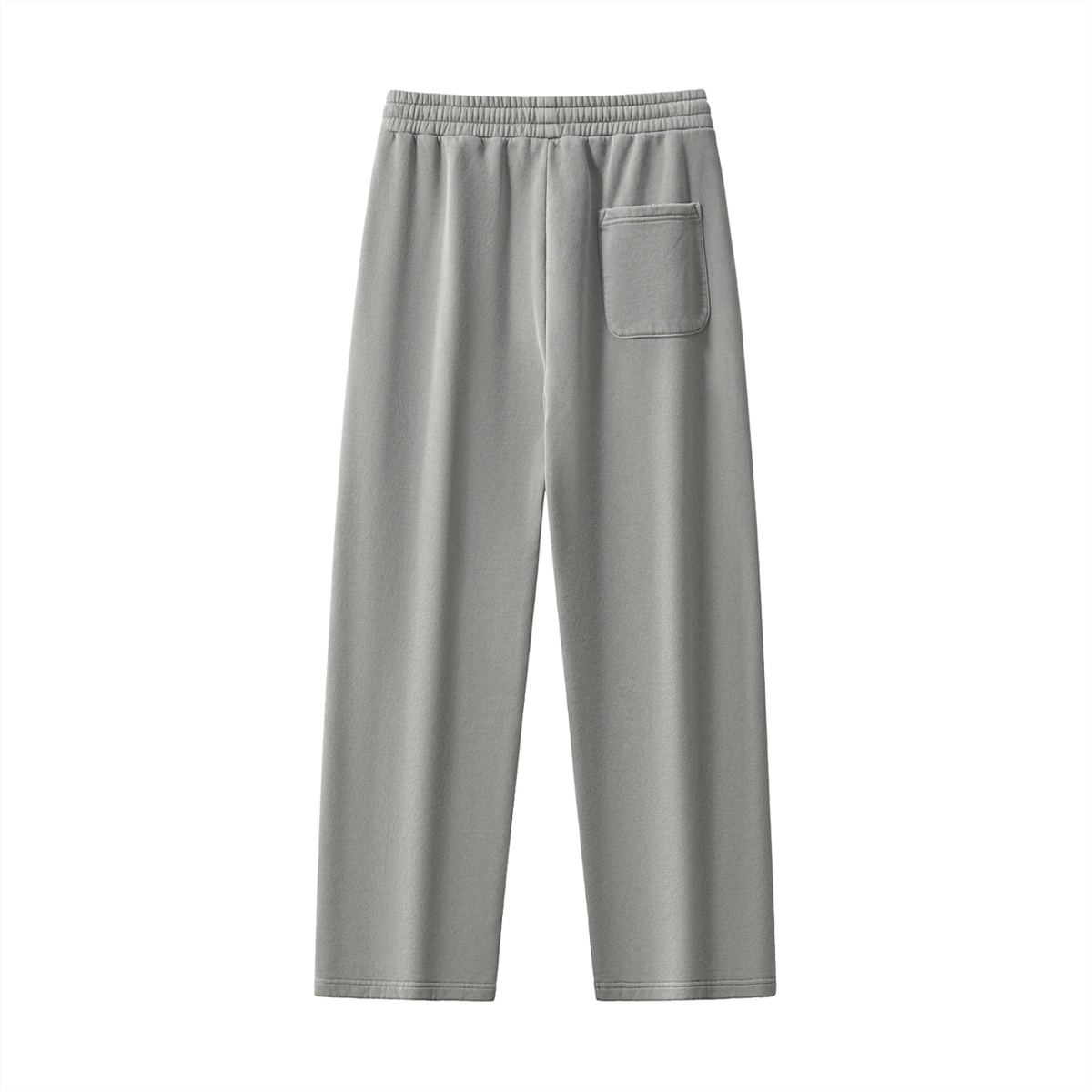 Frayed Wash Fleece Sweatpants, unisex streetwear, view 2