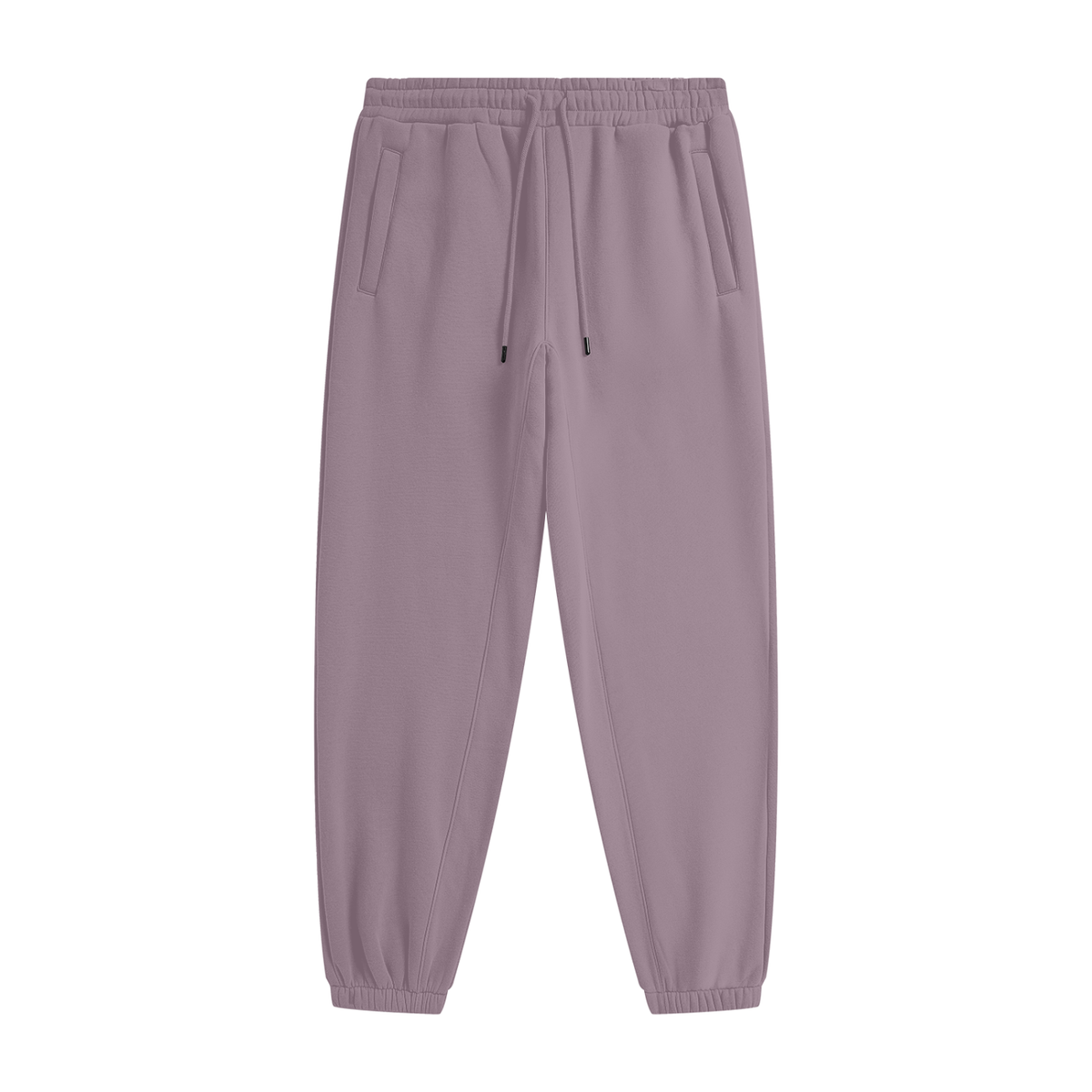 Essential Heavyweight Fleece Joggers in Ash Purple, unisex streetwear