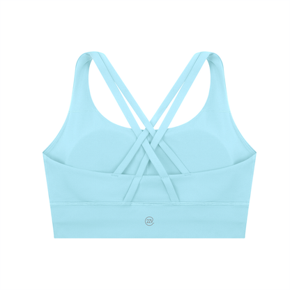 Tandem Strappy Longline Sports Bra, women's activewear, view 5