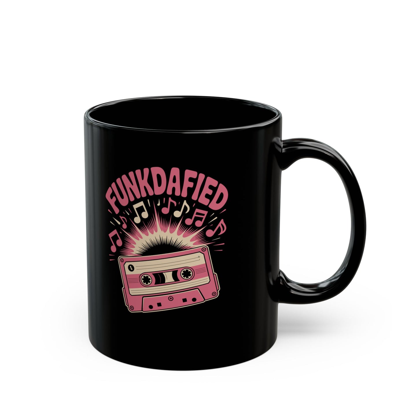 Funkdafied Cassette Mug | Retro Music Lover Gift | Personalized Coffee Cup | Fun Home Decor | Musician's Favorite