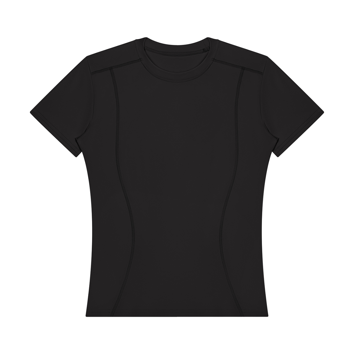Stride Fitted Training Tee, women's activewear, view 3