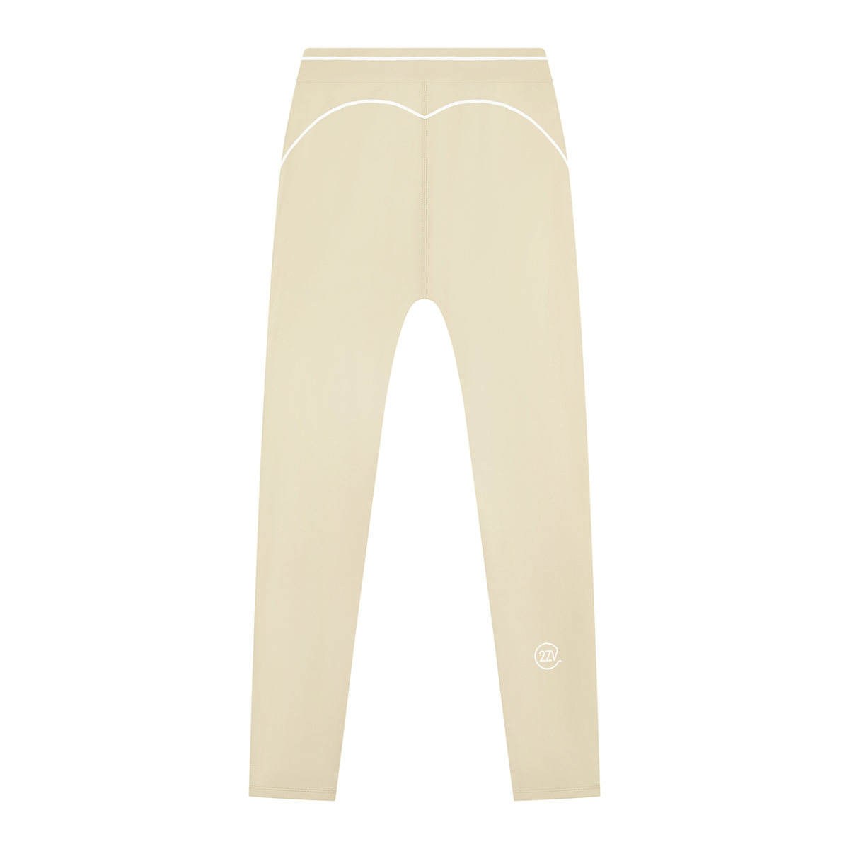 Stride Topstitch Leggings in Light Apricot, women's activewear