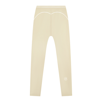 Stride Topstitch Leggings in Light Apricot, women's activewear