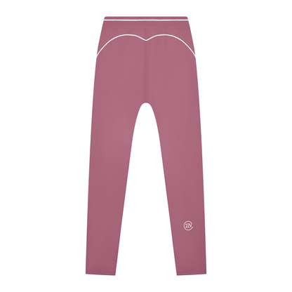 Stride Topstitch Leggings in Purple, women's activewear
