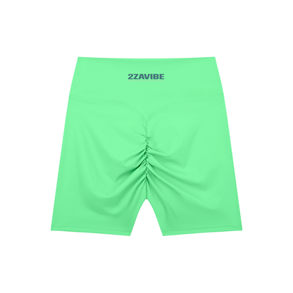 High-Waisted Blend Biker Shorts