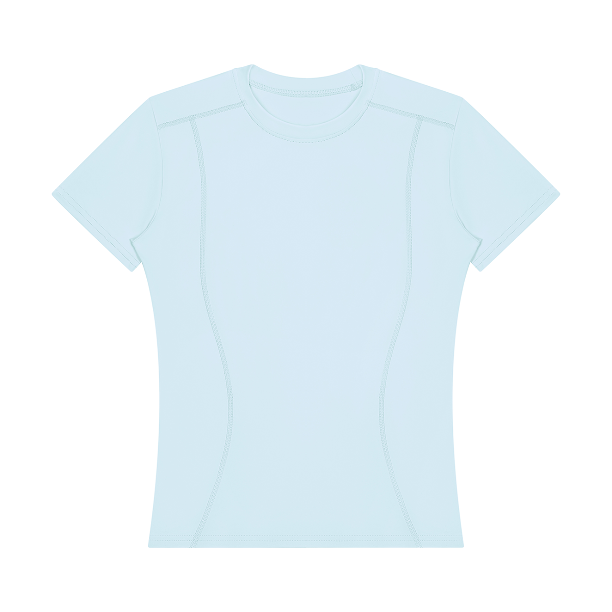 Stride Fitted Training Tee, women's activewear, view 8