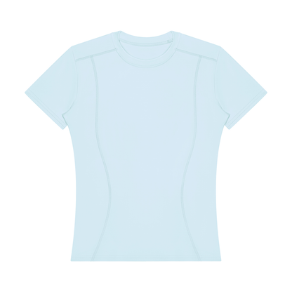 Stride Fitted Training Tee, women's activewear, view 8