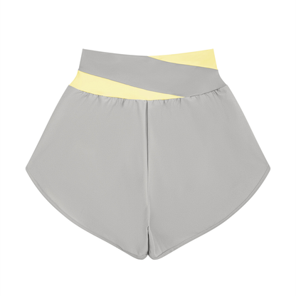 Block Lined Training Shorts, women's activewear, view 3
