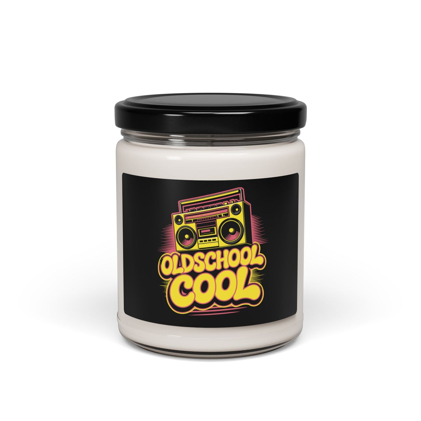 Scented Soy Candles with Black Lid, (4 and 9oz)