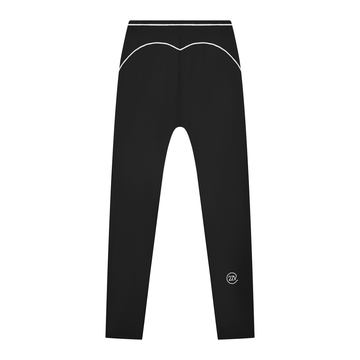 Stride Topstitch Leggings in Black, women's activewear