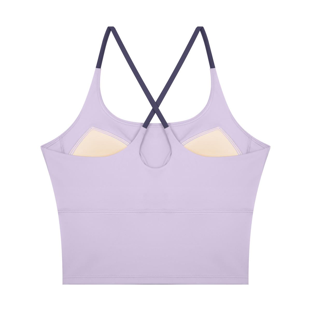Block Lined Crop Tank, women's activewear