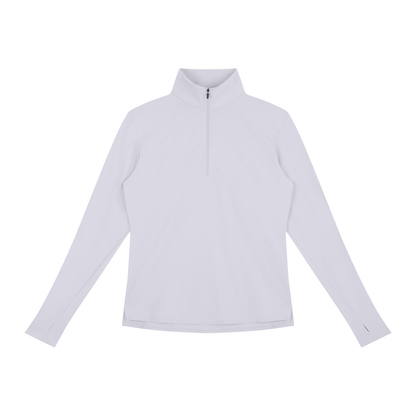 Recover Waffle Quarter-Zip in Light Purple, women's activewear