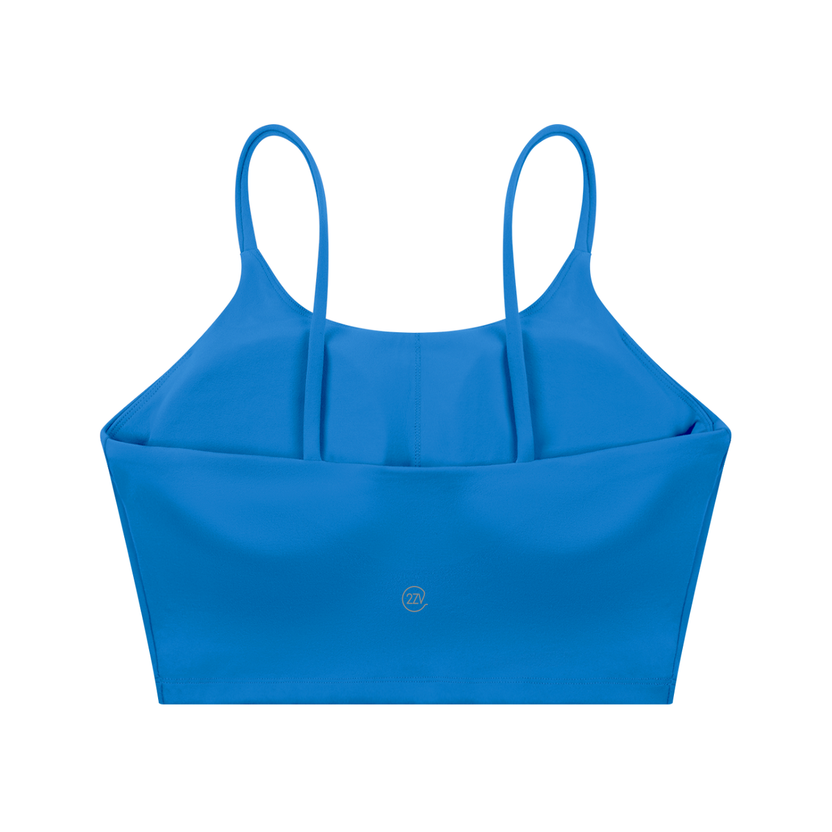 Tandem Spaghetti Strap Sports Bra in Colorful Blue, women's activewear